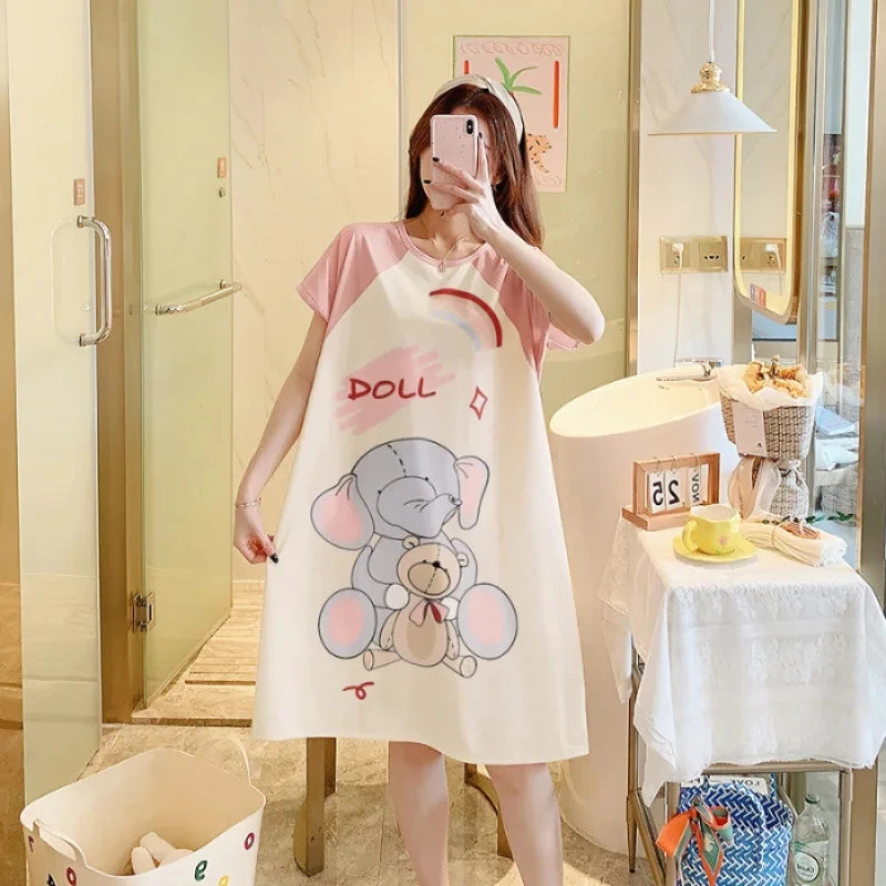 Pink Hello Kitty nightgown