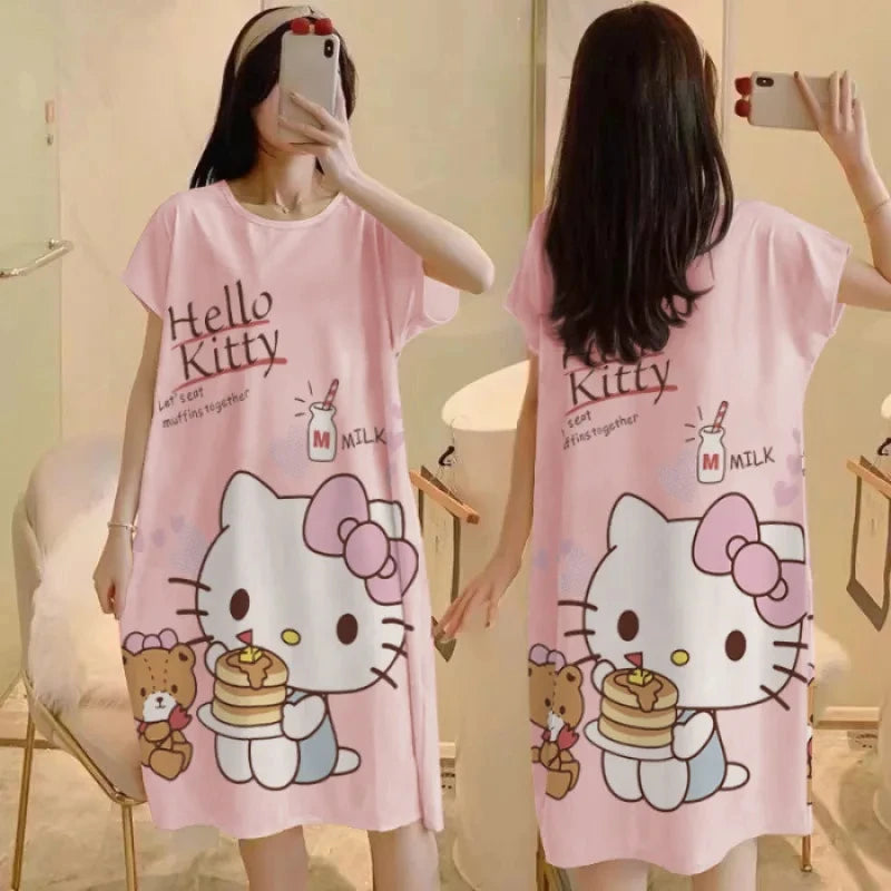 Pink Hello Kitty nightgown